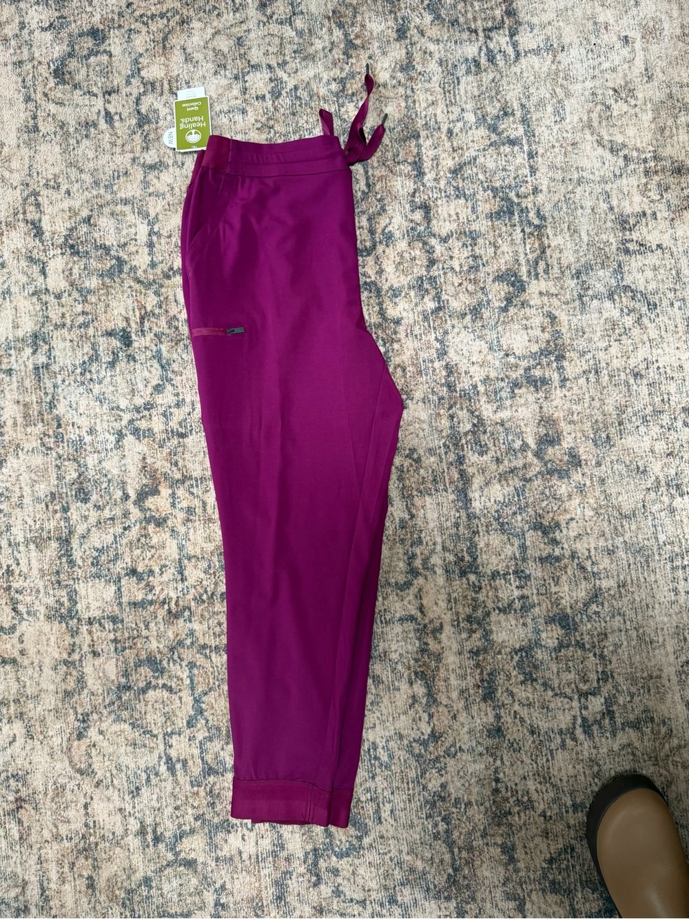 healing hands Women's Wine Drawstring Joggers